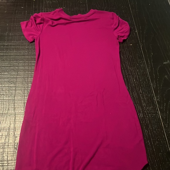 Super cute small  purple tight, t-shirt dress from forever 21 EUC - Picture 3 of 3